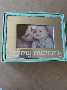STEPPING STONES I Love my Mommy Silver Photo Frame